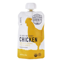 Serenity Kids Free Range Chicken with Organic Peas & Carrots Baby Food Pouch - 3.5oz