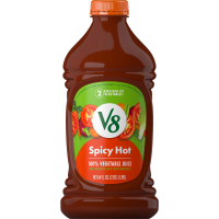 V8 Spicy Hot 100% Vegetable Juice, 64 Fl Oz Bottle