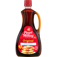 Pearl Milling Company Lite Pancake & Waffle Syrup Original, 24oz Bottle  