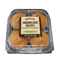 Marketside Cinnamon Sugar And Apple Muffins with Streusel, 4 Count (Seasonal)