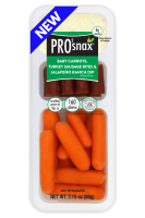 Pro2Snax Baby Carrots Turkey Sausage Bites +Jalapeno Ranch Dip 3.0 Oz