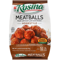 Rosina Homestyle Meatballs Made with Beef,Pork,and Chicken 26 Oz