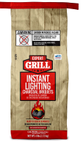 Expert Grill Instant Charcoal Briquets Charcoal Grill Briquettes 6 Lb