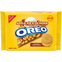 Nabisco OREO Apple Pie a La Mode Sandwich Cookies, Limited Edition, 10.68 Oz