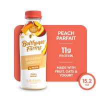 Bolthouse Farms Breakfast Smoothie Peach Parfait, 15.2 Fl Oz Bottle