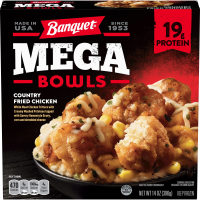 Banquet Mega Bowls Country Fried Chicken, Frozen Meal, 14 Oz.