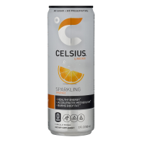 Celsius Live Fit Sparkling Orange Energy Drink, 12oz Can 