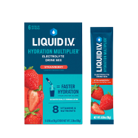 Liquid I.V. Hydration Multiplier Electrolyte Drink Mix, Strawberry, 6 CT
