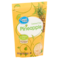 Store Brand Sweetened Dried Pineapple 6oz Bag