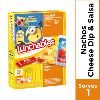 Lunchables Nachos Cheese Dip & Salsa Kids Lunch Meal Kit 10.7 Oz Box