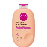 eos Shea Better Cashmere Body Wash Pink Champagne Creamy Gel Formula, 16 Oz
