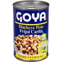 Goya Blackeye Peas, Pop Top Can 15.5 Oz