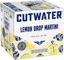 Cutwater Lemon Drop Martini, 4 Pack