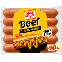 Oscar Mayer Classic Beef Franks 10CT 16oz PKG