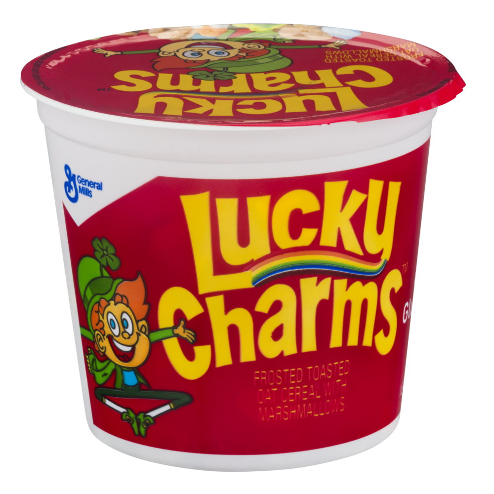 General Mills Lucky Charms Cereal Single 1.7oz Cup Garden Grocer