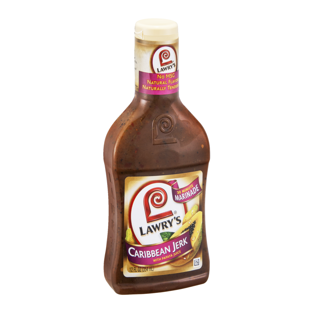 Lawry's 30 Minute Marinade Caribbean Jerk with Papaya Juice 12oz BTL