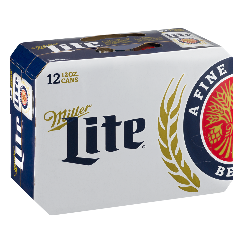 Miller Light Beer 12CT 12oz Cans *ID Required* Garden Grocer