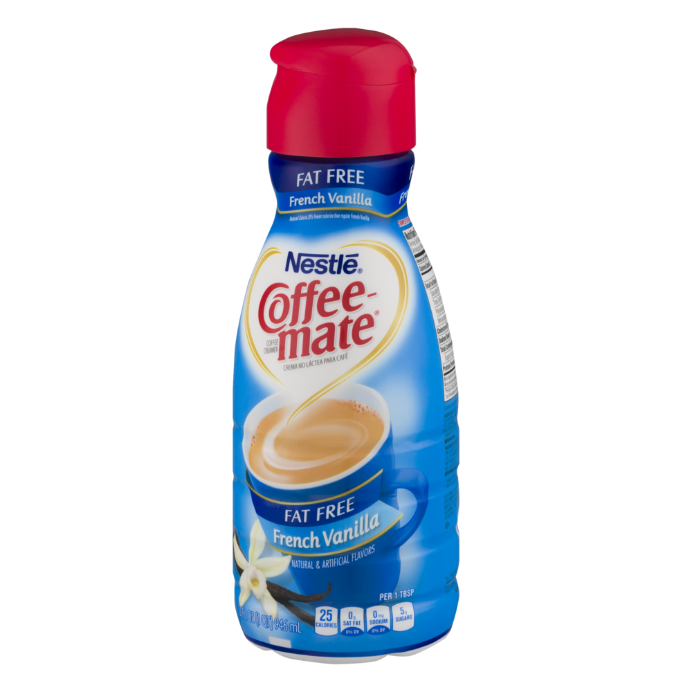 Nestle Coffeemate French Vanilla Fat Free 32oz BTL Garden Grocer