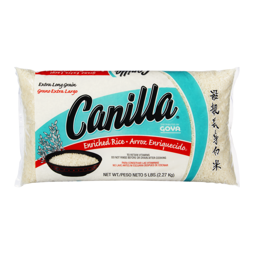 Goya Canilla Rice Extra Long Grain 5LB Bag Garden Grocer