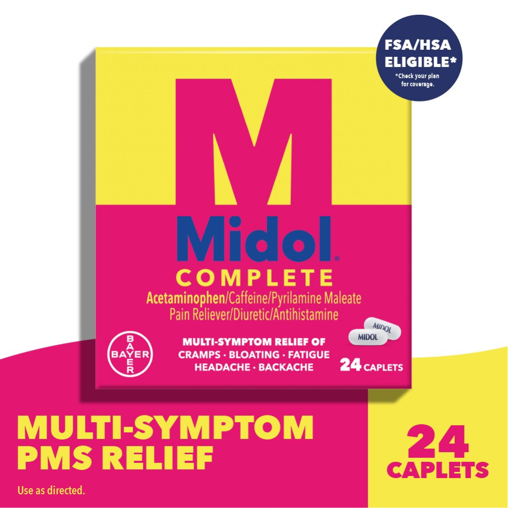 Midol Menstrual Complete Acetaminophen 500mg Gelcaps 24CT