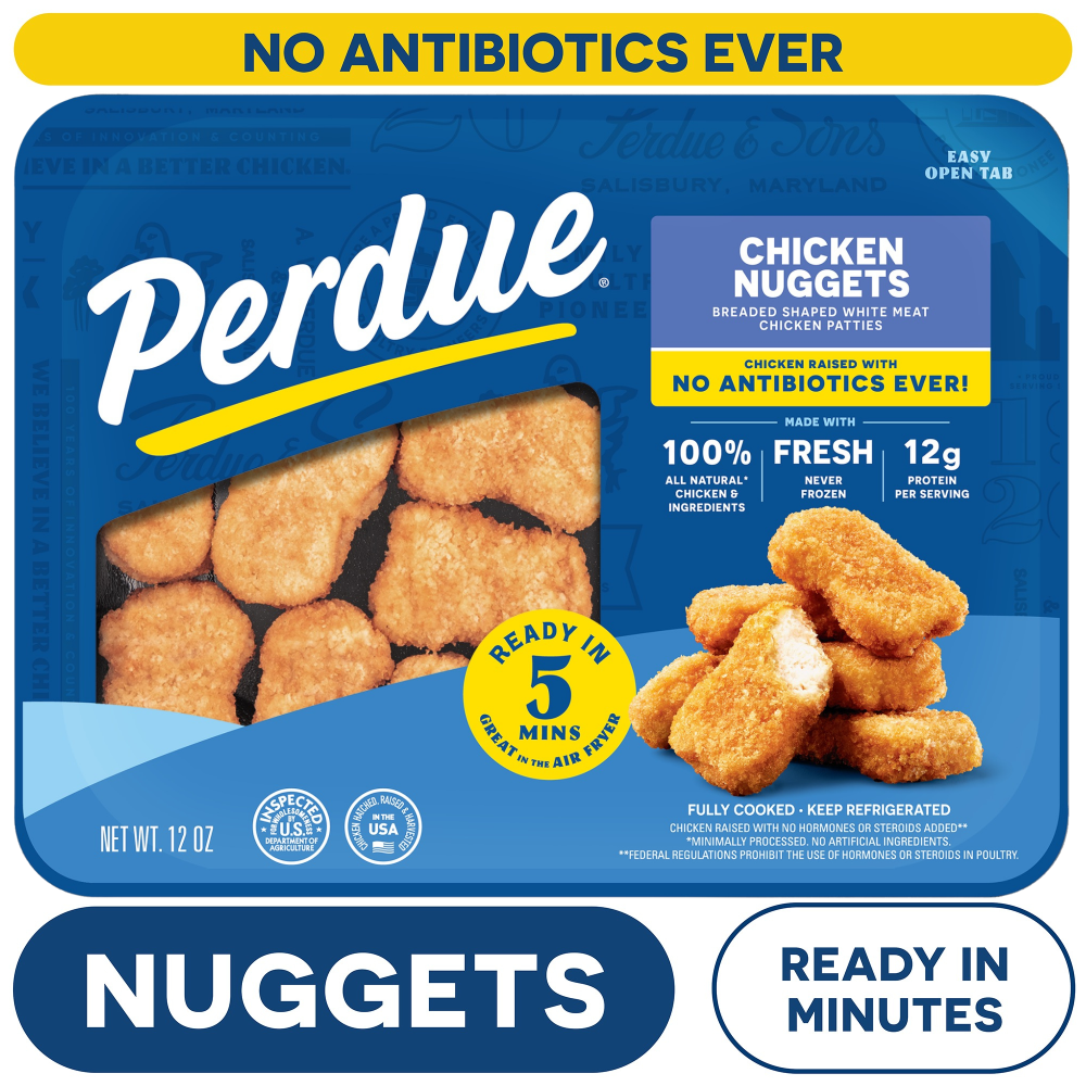 Perdue Original Chicken Nuggets Heat and Serve 12oz PKG