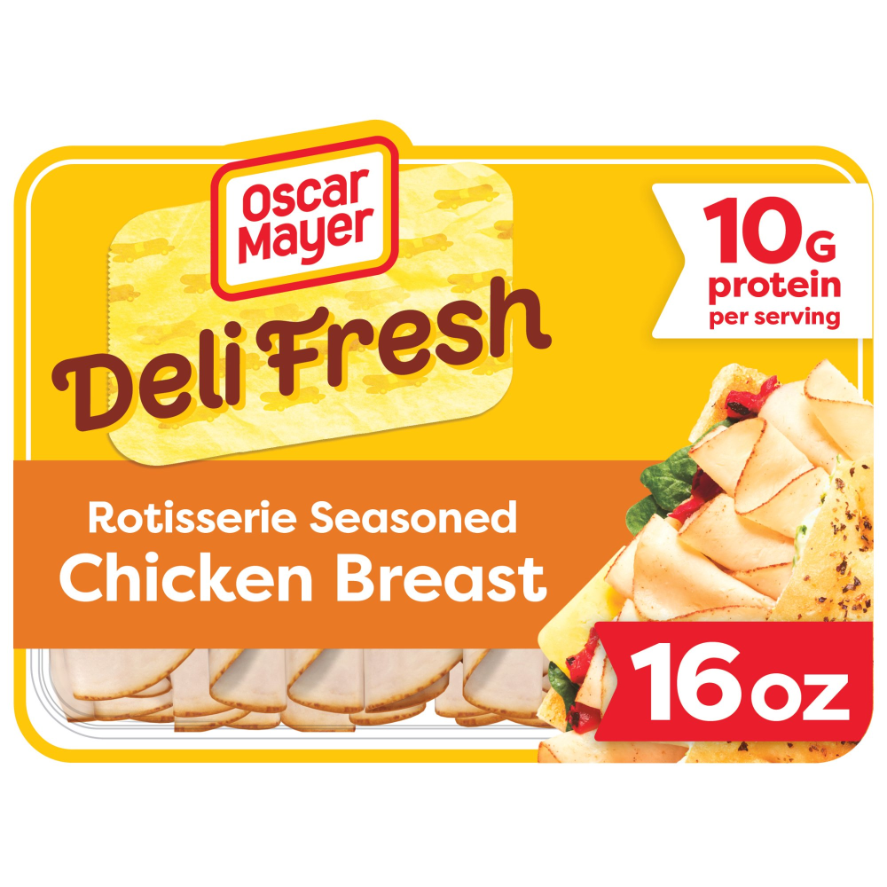 Oscar Mayer Deli Fresh Rotisserie Seasoned Chicken Breast Family Size 16oz PK