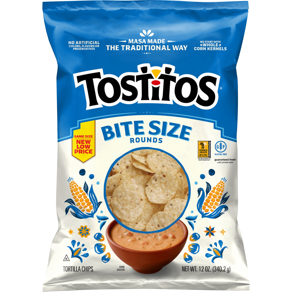 Tostitos Chips Bite Size Rounds 12oz Bag