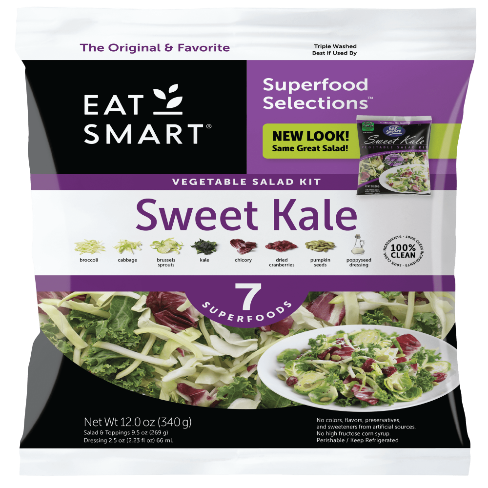 Eat Smart Sweet Kale Salad Kit 12oz Bag