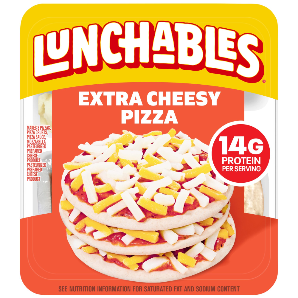 Lunchables Extra Cheesy Pizza Kit 4.2oz Box
