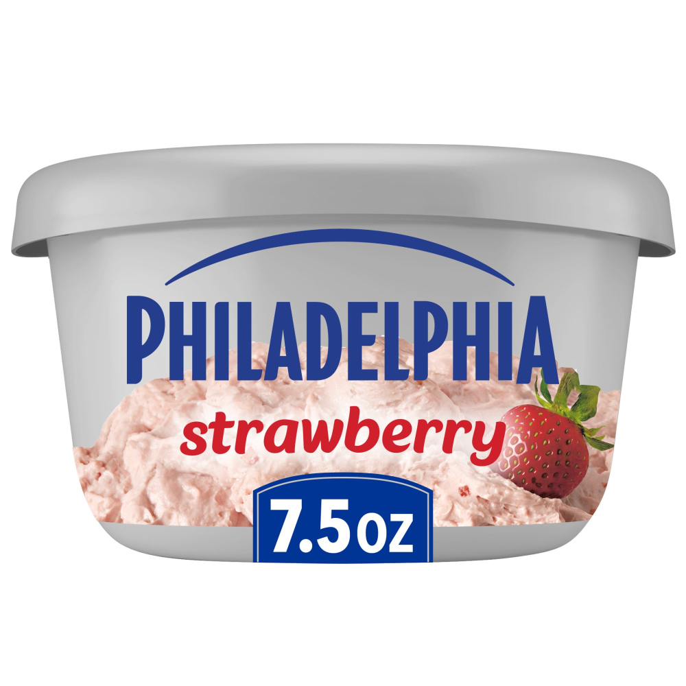 Philadelphia Cream Cheese Strawberry 7.5oz Tub