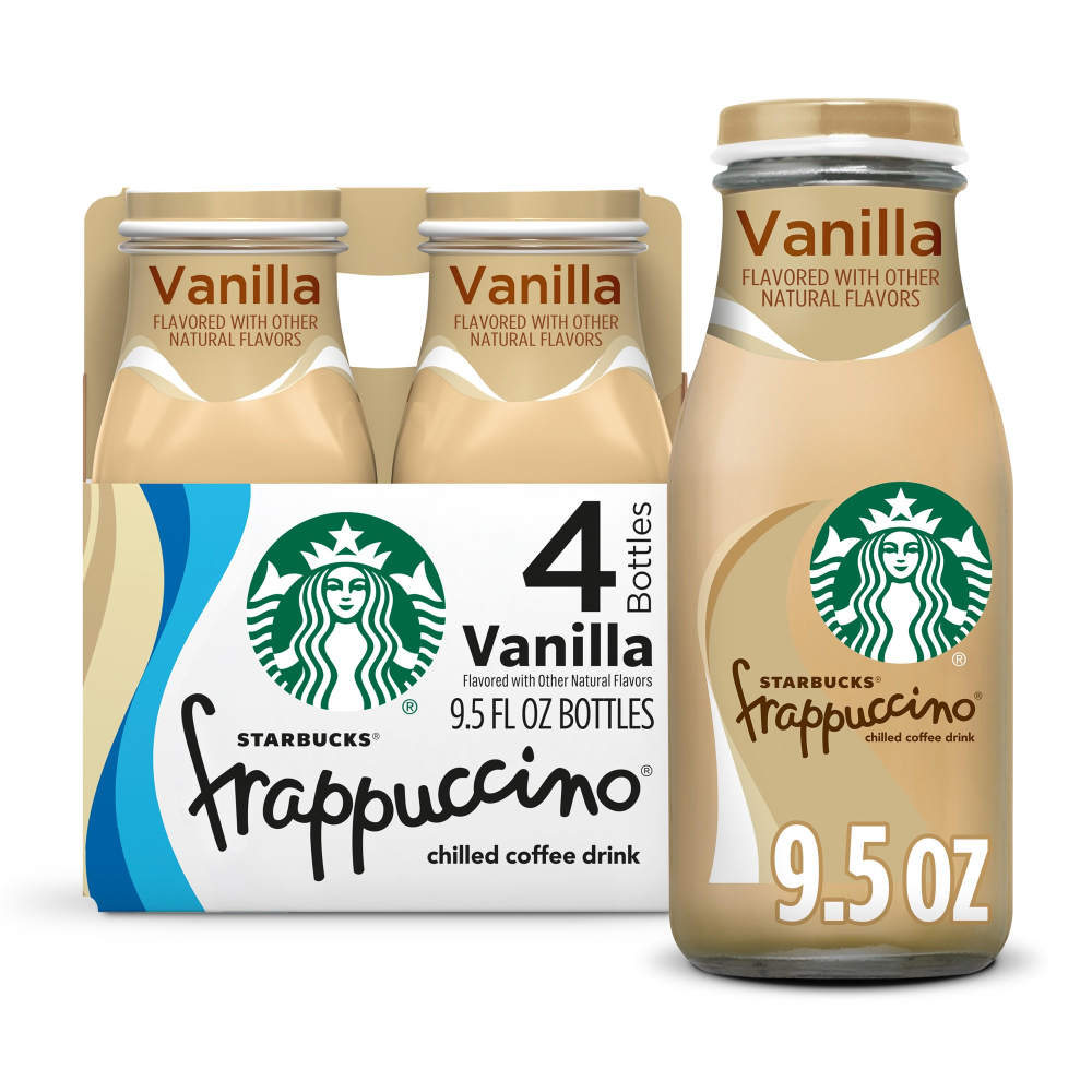 Starbucks Frappuccino Vanilla 4PK of 9.5oz Bottles