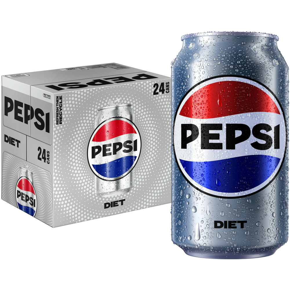 Diet Pepsi 24 Pack of 12oz Cans
