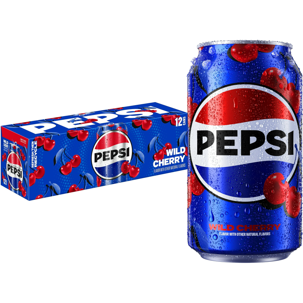 Pepsi Wild Cherry 12 Pack of 12oz Cans
