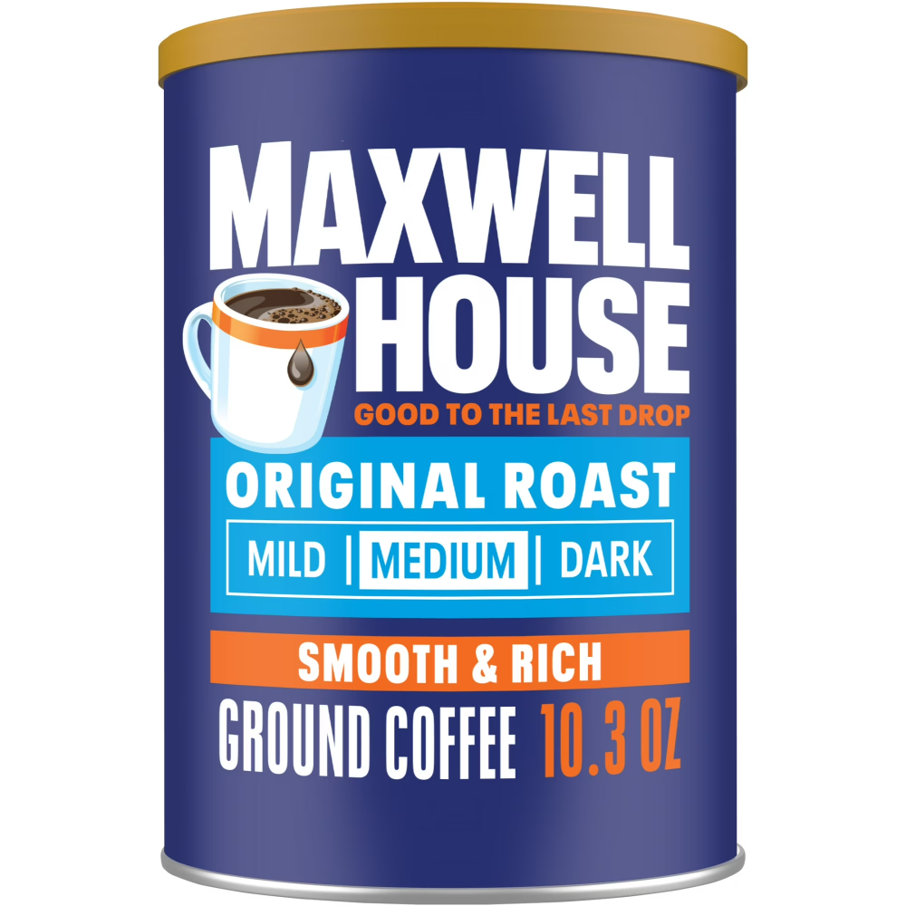 Maxwell House Ground Coffee Original Roast 10.3oz Can