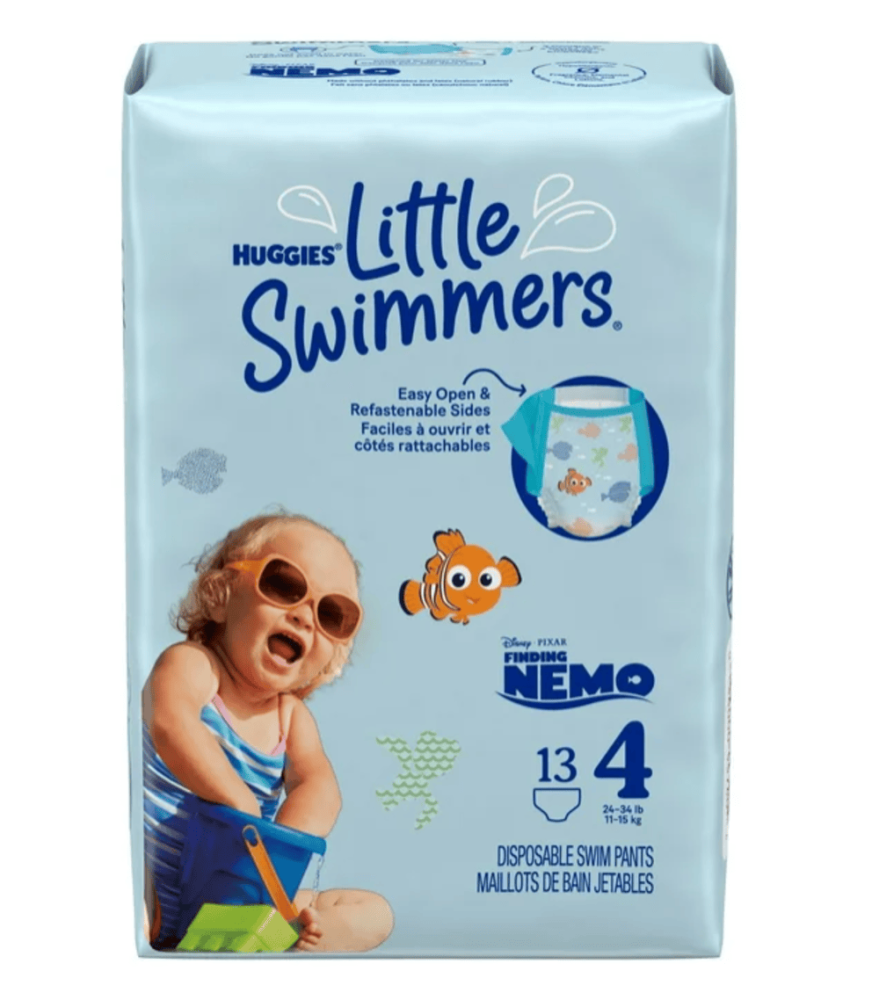 Huggies Little Swimmers Medium (24-34LB) Size 4  13 Count
