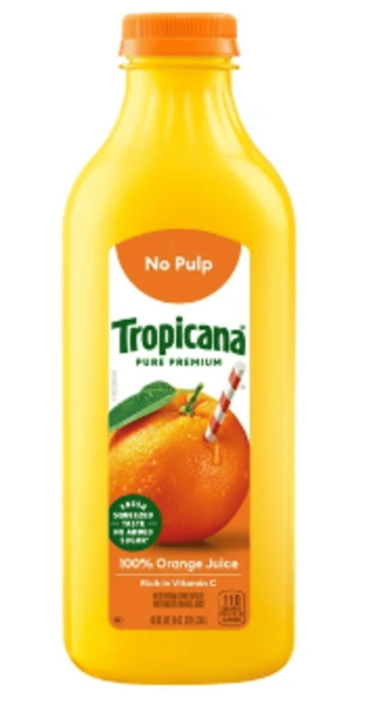 Tropicana Pure Premium Orange Juice No Pulp Original 46 FL OZ
