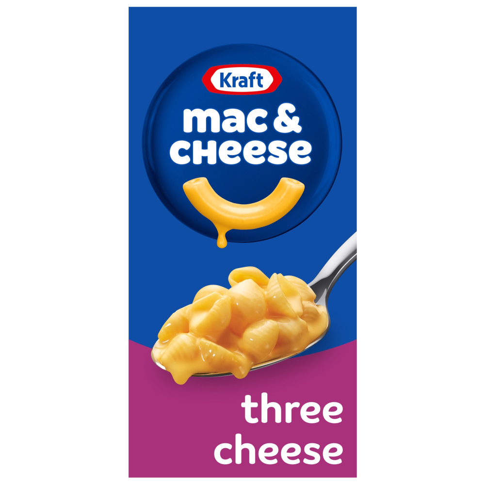 Kraft Macaroni & Cheese Three Cheese 7.25oz Box
