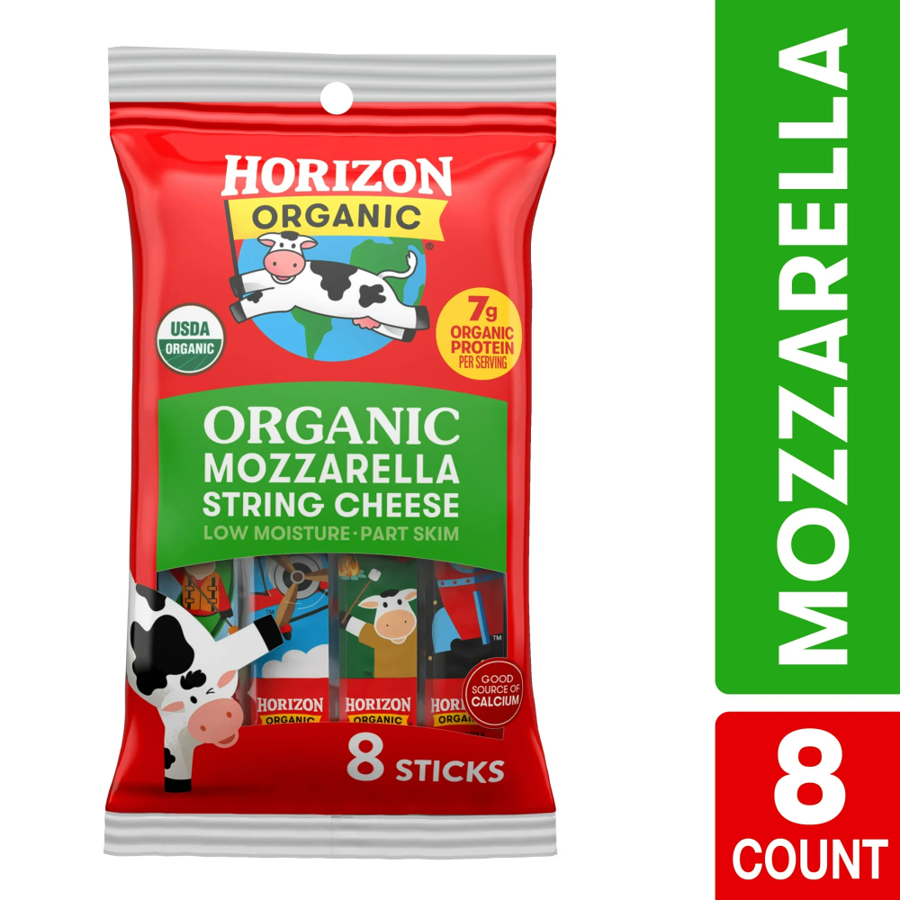 Horizon Organic Mozzarella String Cheese Sticks 8CT 8oz Bag