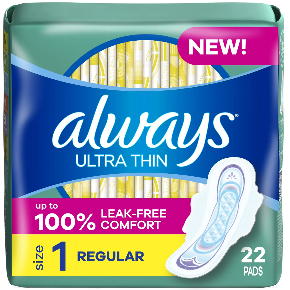 Always Ultra Thin Regular Pads with Flexi-Wings 22CT