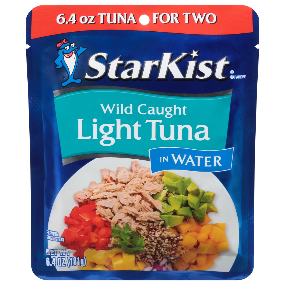 Starkist Tuna Chunk Light in Water Pouch 6.4 oz. PKG