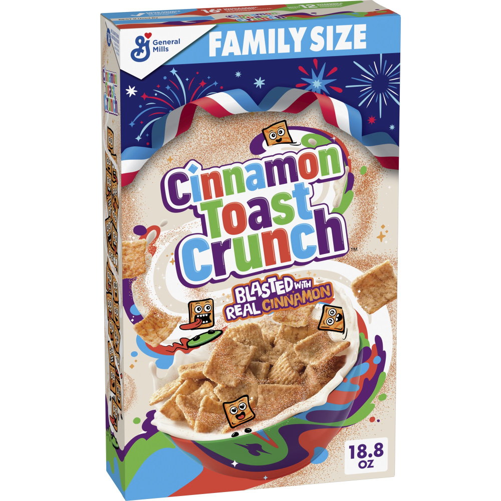 General Mills Cinnamon Toast Crunch Cereal 18.08 oz Box