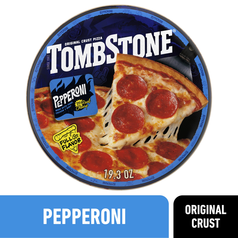Tombstone Original Pepperoni Pizza 19.3oz PKG