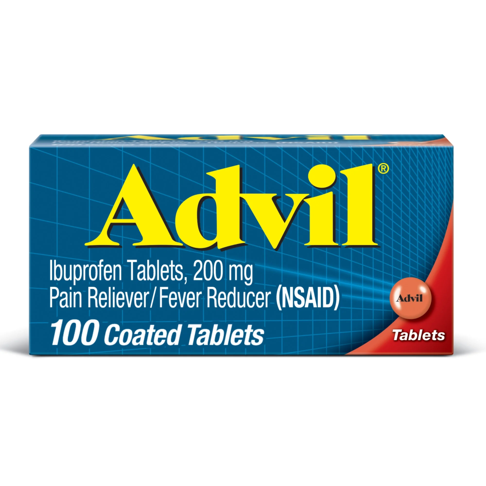 Advil Ibuprofen 200 mg Coated Tablets 100 CT