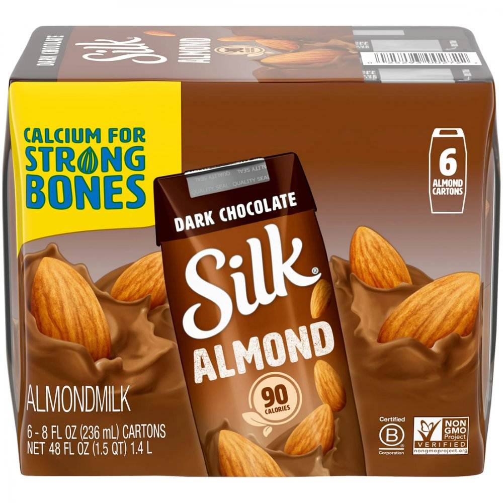 Silk Dark Chocolate Almondmilk 6PK 8oz EA