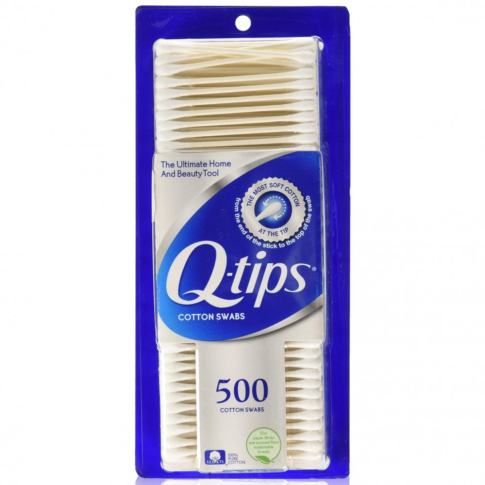 Q-Tips Cotton Swabs 500CT PKG