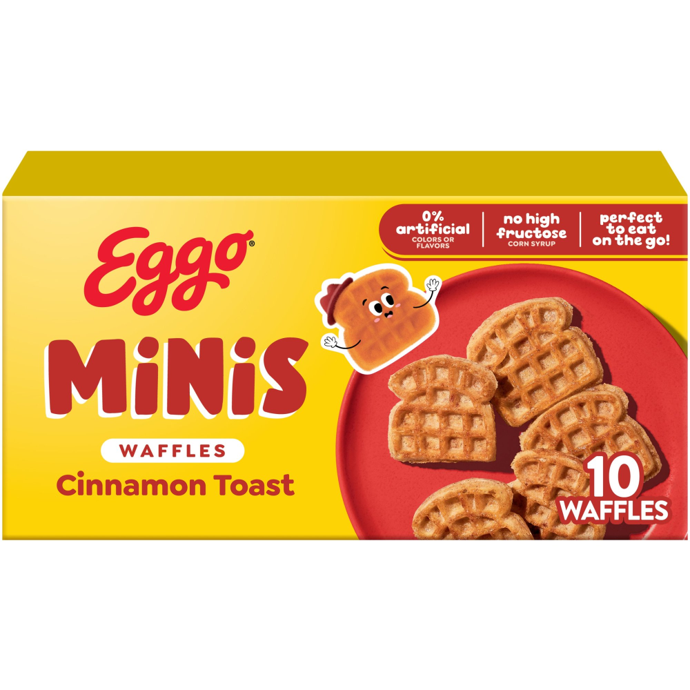 Eggo Waffles Cinnamon Toast 10 Sets of 4-10.75oz Box