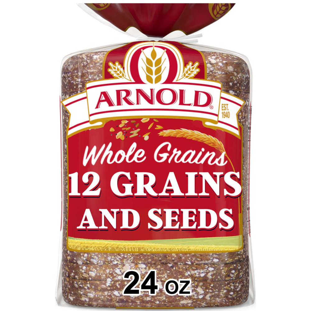 Arnold Whole Grains Bread 12 Grain 24oz PKG
