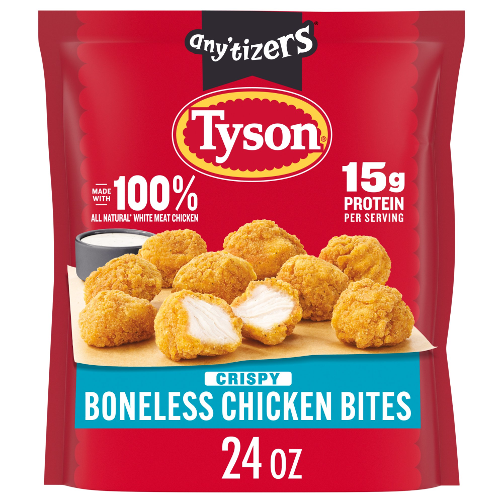 Tyson Popcorn Chicken Bites 24oz Bag