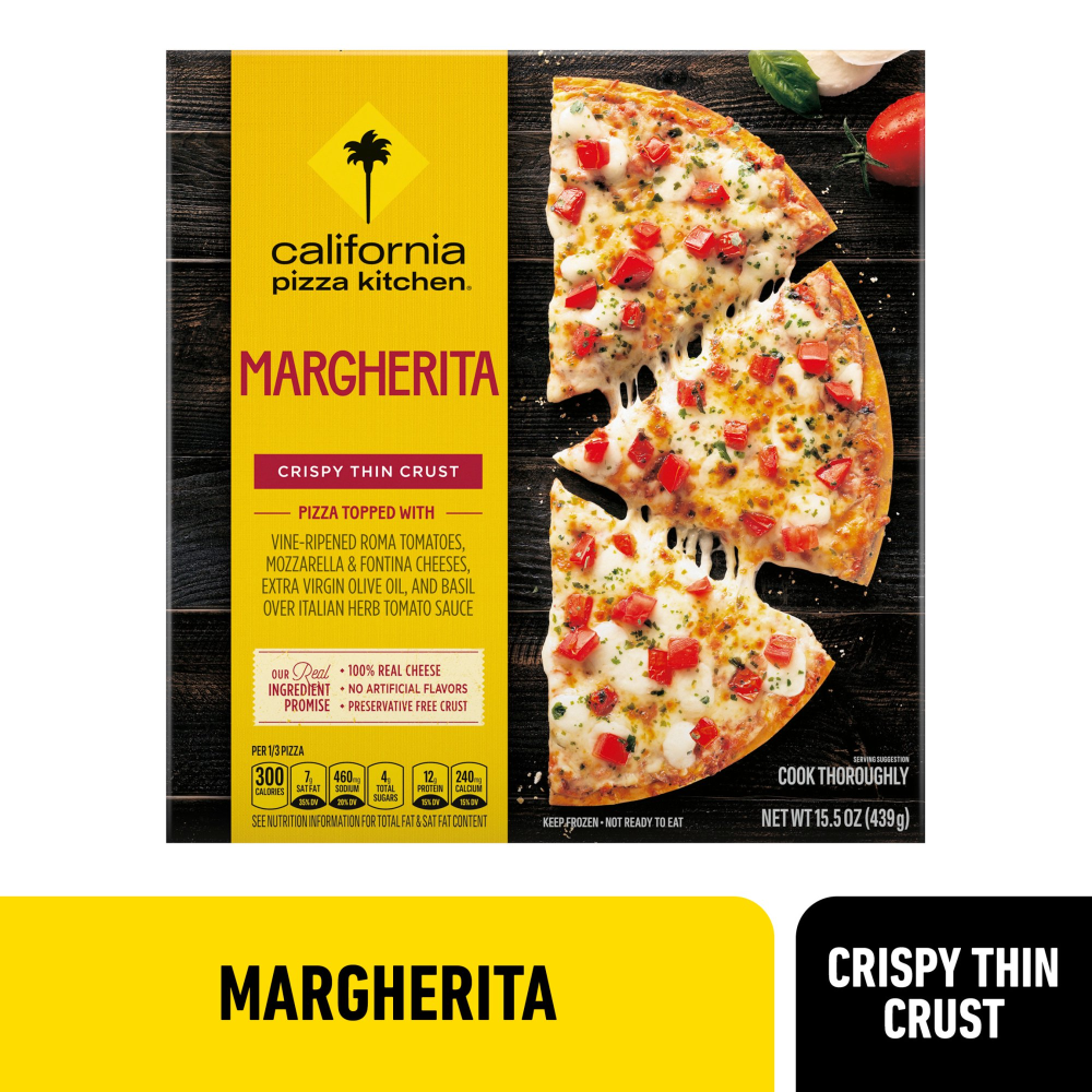 California Pizza Kitchen Crispy Thin Crust Margherita Pizza 15oz Box