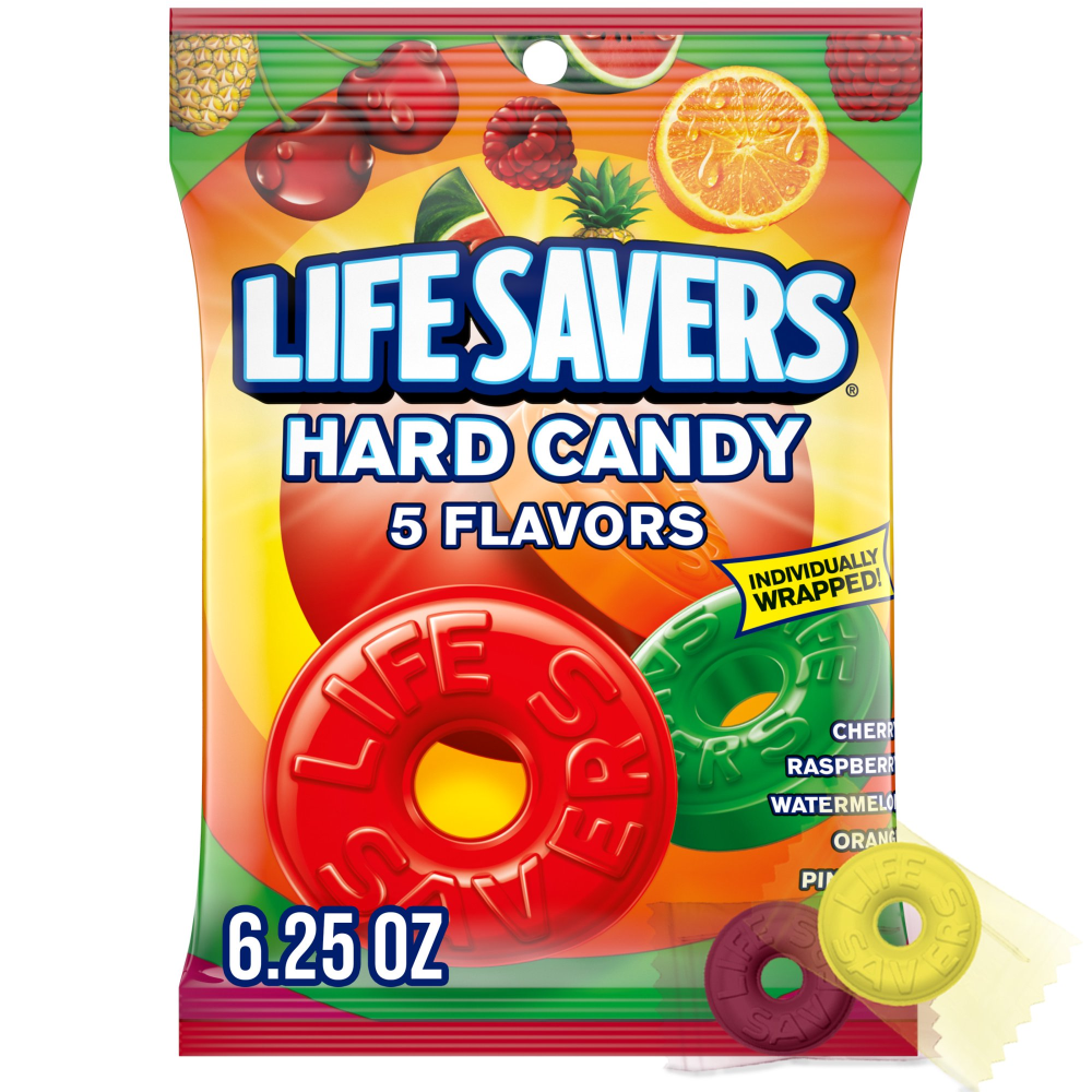 Life Savers Candy 5 Flavors 6.25oz Bag